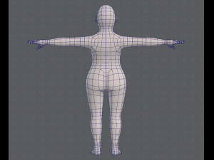 base mesh woman 12 3D 模型