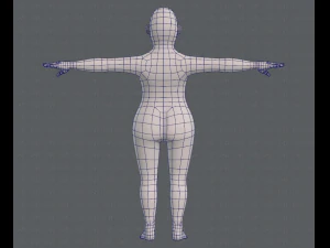 base mesh woman 12 3D Model