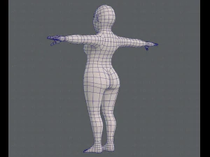 base mesh woman 12 3D Model