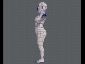 base mesh woman 12 3D 模型