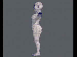 base mesh woman 12 3D Model