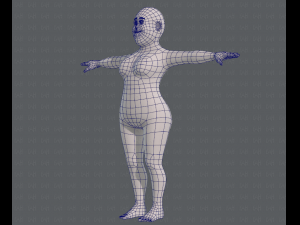base mesh woman 12 3D 模型