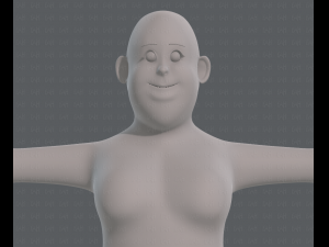 base mesh woman 12 3D 模型
