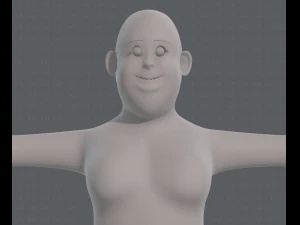 base mesh woman 12 3D Model