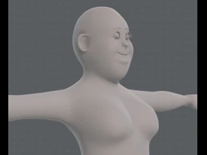 base mesh woman 12 3D Model