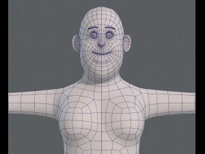 base mesh woman 12 3D Model