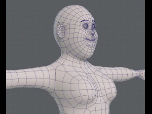 base mesh woman 12 3D Model