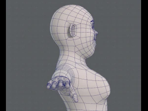 base mesh woman 12 3D Model