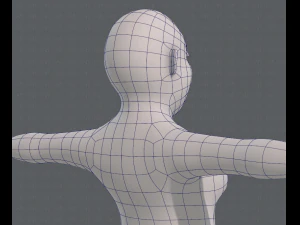 base mesh woman 12 3D Model