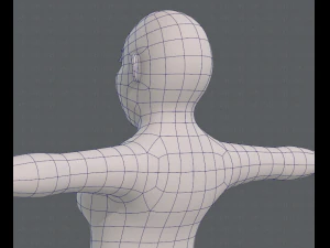 base mesh woman 12 3D Model