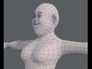 base mesh woman 12 3D Model