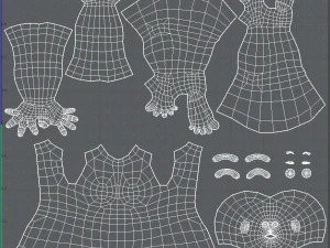 base mesh woman 12 3D Model