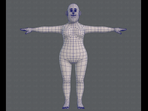 base mesh woman 12 3D 模型