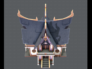 house cartoon v04 3D Model