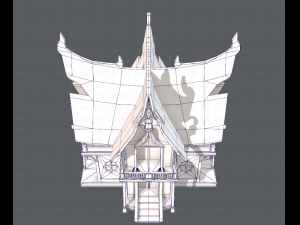 house cartoon v04 3D Model