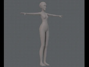 base mesh woman 13 3D Model