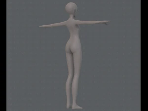 base mesh woman 13 3D Model