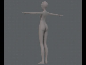 base mesh woman 13 3D Model