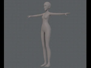 base mesh woman 13 3D Model
