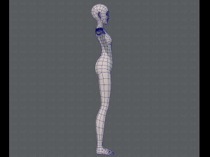 base mesh woman 13 3D Модель