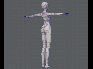 base mesh woman 13 3D Модель