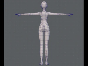 base mesh woman 13 3D Model