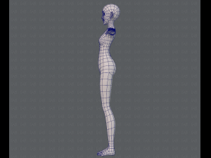 base mesh woman 13 3D Модель