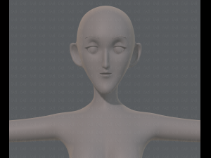 base mesh woman 13 3D Модель