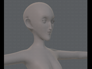 base mesh woman 13 3D Модель