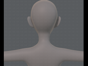 base mesh woman 13 3D Модель