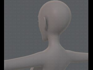 base mesh woman 13 3D Модель