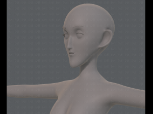 base mesh woman 13 3D Модель