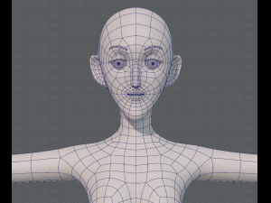 base mesh woman 13 3D Модель