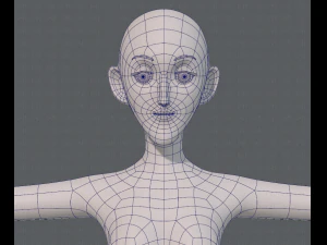 base mesh woman 13 3D Model