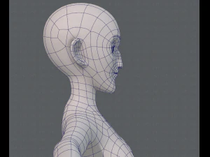 base mesh woman 13 3D Model