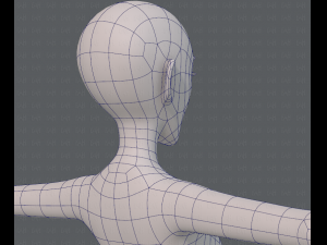 base mesh woman 13 3D Модель