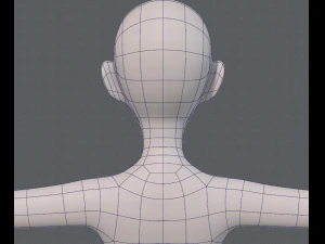 base mesh woman 13 3D Model