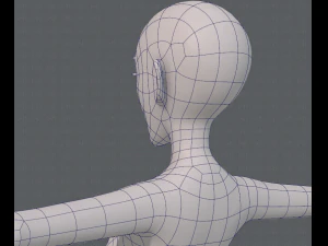 base mesh woman 13 3D Model