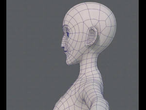 base mesh woman 13 3D Model