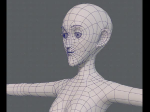 base mesh woman 13 3D Model