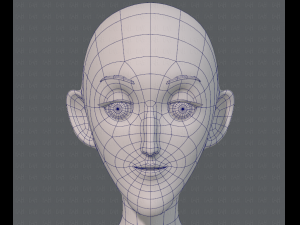base mesh woman 13 3D Модель