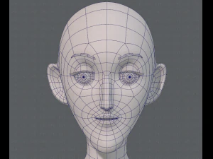 base mesh woman 13 3D Model