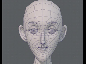 base mesh woman 13 3D Model
