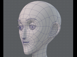 base mesh woman 13 3D Модель