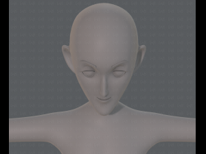 base mesh woman 13 3D Модель