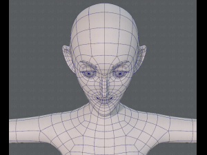 base mesh woman 13 3D Модель