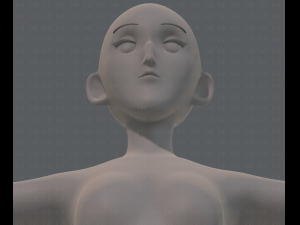base mesh woman 13 3D Модель
