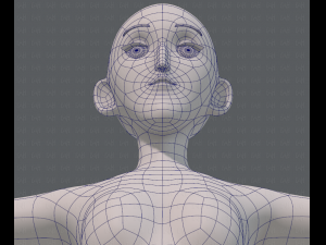 base mesh woman 13 3D Модель