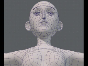 base mesh woman 13 3D Model