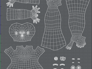 base mesh woman 13 3D Модель